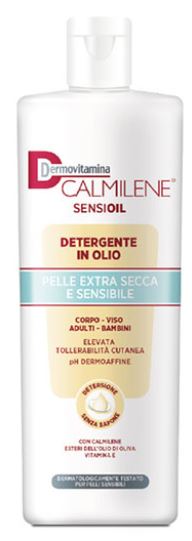 DERMOVITAMINA CALMILENE SENSIOIL DETERGENTE IN OLIO SENZA SAPONE PER PELLE EXTRA SECCA E SENSIBILE 500 ML - Farmacia De Pasquale