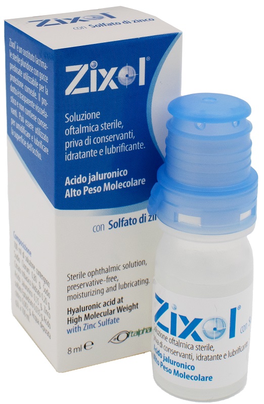 SOLUZIONE OFTALMICA ZIXOL PLURIDOSE 8 ML - Farmacia De Pasquale