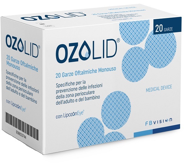 GARZA OZOLID OFTALMICA TNT CON OLIO OZONIZZATO IN FOSFOLIPIDI LIPOZONEYE 20 PEZZI - Farmacia De Pasquale
