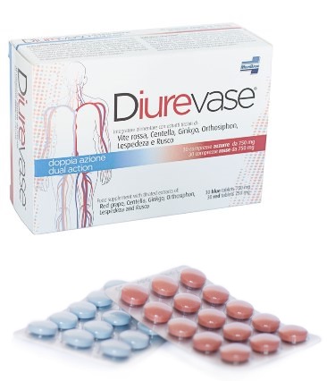 DIUREVASE 60 COMPRESSE 750 MG - Farmacia De Pasquale