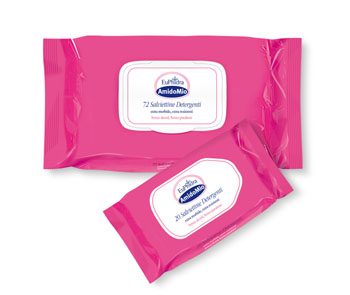 EUPHIDRA AMIDOMIO SALVIETTE UMIDIFICATE 72 PEZZI - Farmacia De Pasquale