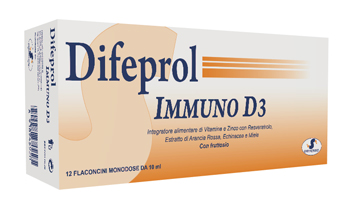 DIFEPROL IMMUNO D3 12 FLACONCINI DA 10 ML - Farmacia De Pasquale