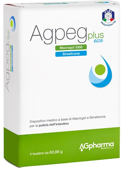 AGPEG PLUS ESSE 4 BUSTE OROSOLUBILI DA 60,98 G - Farmacia De Pasquale