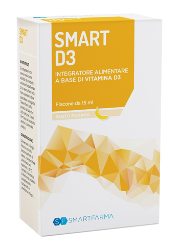 SMART D3 GOCCE 15 ML GUSTO BANANA - Farmacia De Pasquale
