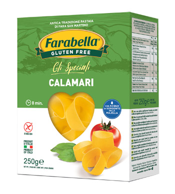 FARABELLA CALAMARI SENZA GLUTINE 250 G - Farmacia De Pasquale