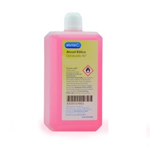 ALVITA ALCOOL ETILICO DENATURATO 90,1 500ML - Farmacia De Pasquale
