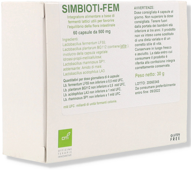 SIMBIOTI FEM 60 CAPSULE - Farmacia De Pasquale