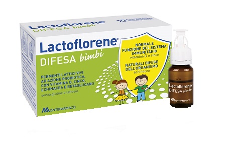 LACTOFLORENE DIFESA BAMBINI 10 FLACONI 100 ML - Farmacia De Pasquale