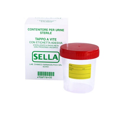 CONTENITORE PER URINA URIN TEST VACUUM STERILE 150ML - Farmacia De Pasquale
