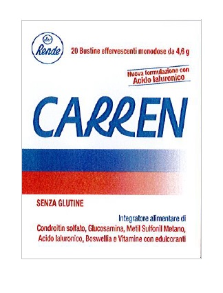 CARREN 20 BUSTINE EFFERVESCENTI MONODOSE DA 4,6 G L'UNA - Farmacia De Pasquale