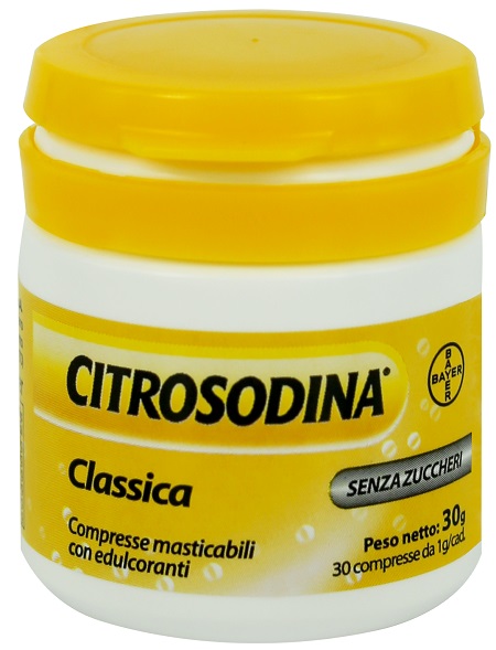 CITROSODINA CLASSICA 30 COMPRESSE MASTICABILI - Farmacia De Pasquale