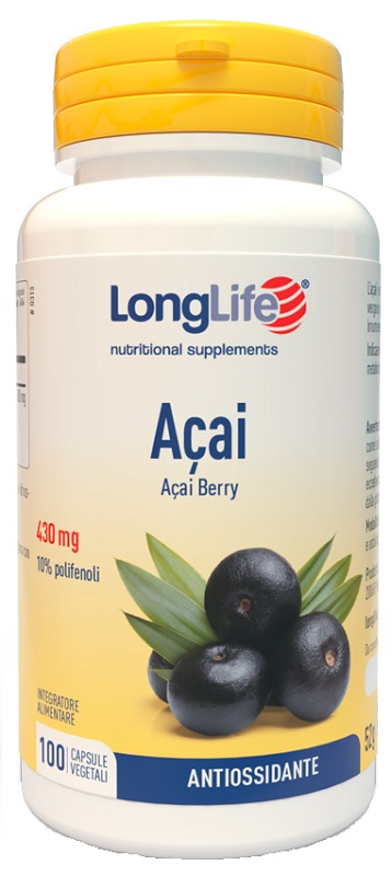 LONGLIFE ACAI 100 CAPSULE VEGETALI - Farmacia De Pasquale