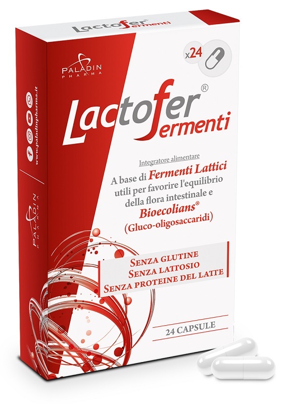 LACTOFER FERMENTI 24 CAPSULE - Farmacia De Pasquale