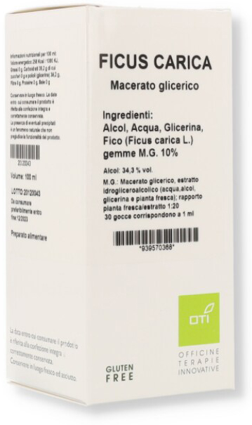 FICUS CARICA MACERATO GLICERICO 10% GOCCE 100ML - Farmacia De Pasquale