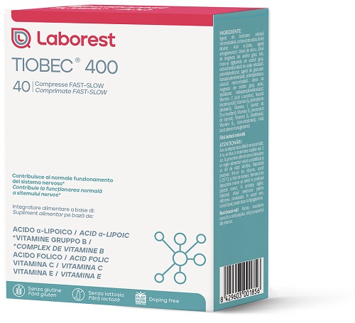 TIOBEC 400 40 COMPRESSE FAST-SLOW DA 1,28 G - Farmacia De Pasquale