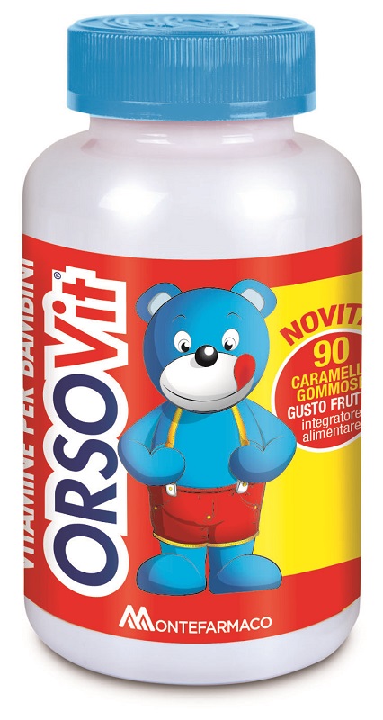 ORSOVIT CARAMELLE GOMMOSE 90 PEZZI - Farmacia De Pasquale