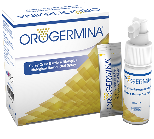 OROGERMINA SPRAY ORALE 2 FLACONI X 10 ML + 2 BUSTINE 1,15 G DI LIOFILIZZATO + 2 NEBULIZZATORI ORALI - Farmacia De Pasquale