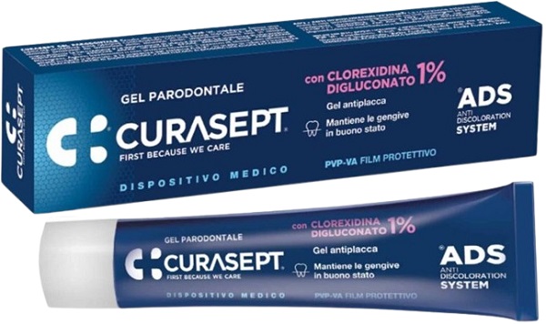 CURASEPT ADS GEL PARODONTALE CLOREXIDINA DIGLUCONATO 1% 30 ML - Farmacia De Pasquale