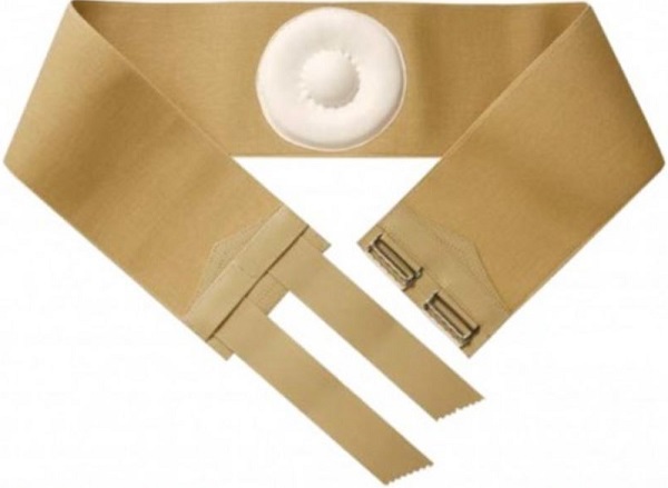ORIONE 357 CINTO PER ERNIA OMBELICALE CON PELOTTA RIVESTITA IN PELLE BEIGE 12 - Farmacia De Pasquale