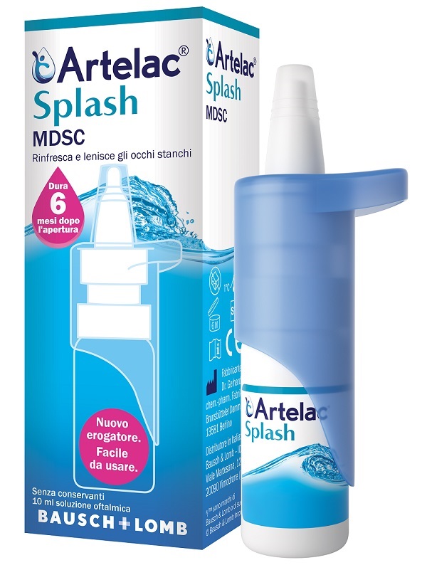 ARTELAC SPLASH MULTIDOSE GOCCE OCULARI FLACONE 10 ML - Farmacia De Pasquale