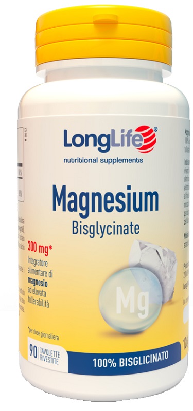LONGLIFE MAGNESIUM BISGLYCINATE 90 TAVOLETTE - Farmacia De Pasquale