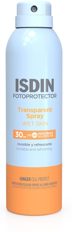 TRANSPARENT SPRAY WET SKIN SPF30 250 ML - Farmacia De Pasquale