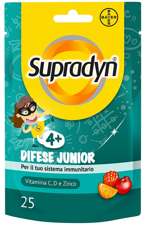 SUPRADYN DIFESE JUNIOR 25 CARAMELLE GOMMOSE - Farmacia De Pasquale