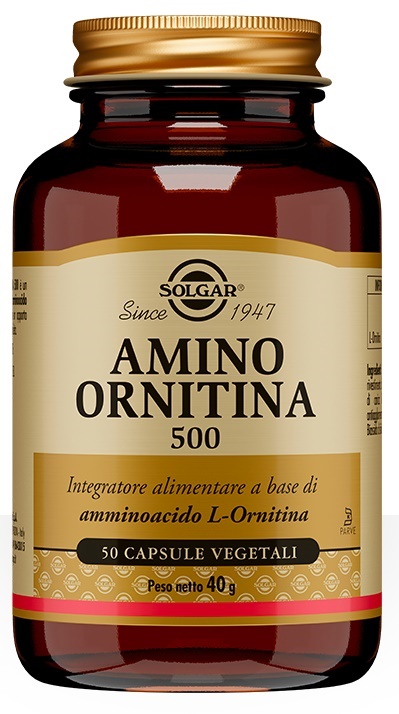 AMINO ORNITINA 500 50 CAPSULE VEGETALI - Farmacia De Pasquale