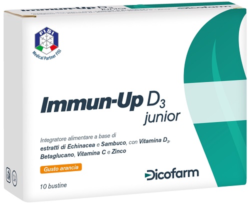 IMMUN UP D3 JUNIOR 10 BUSTINE DA 3 G - Farmacia De Pasquale