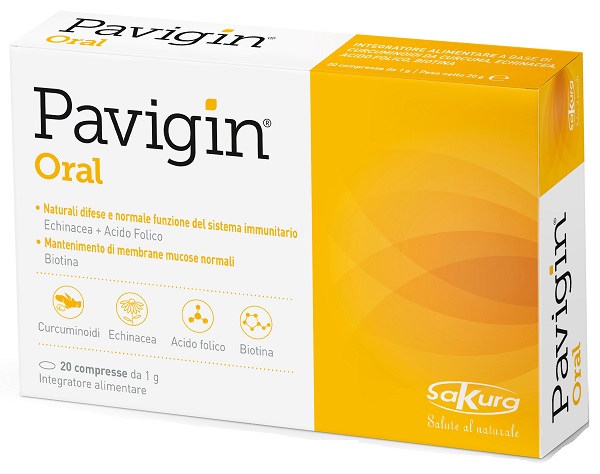 PAVIGIN ORAL 20 COMPRESSE - Farmacia De Pasquale