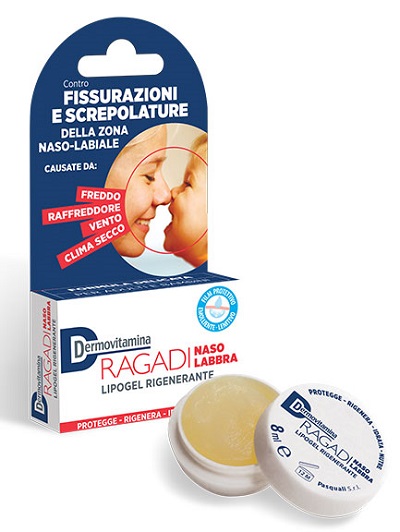 DERMOVITAMINA RAGADI NASO E LABBRA LIPOGEL RIGENERANTE 8 ML - Farmacia De Pasquale