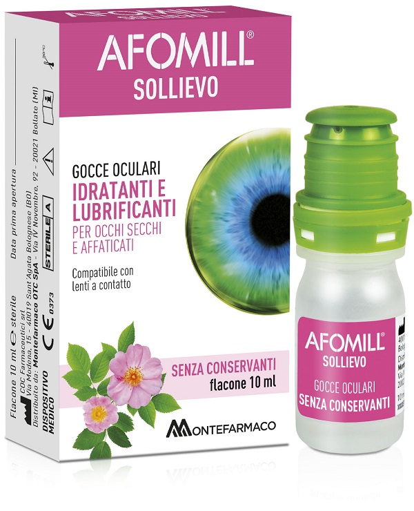 AFOMILL SOLLIEVO GOCCE OCULARI SOLLIEVO OCCHI 10 ML - Farmacia De Pasquale