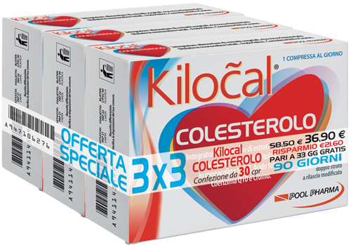 KILOCAL COLESTEROLO 30 COMPRESSE - Farmacia De Pasquale
