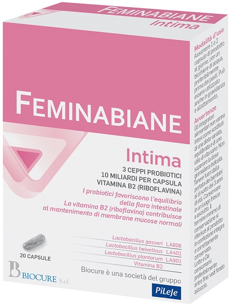 FEMINABIANE INTIMA 20 CAPSULE - Farmacia De Pasquale