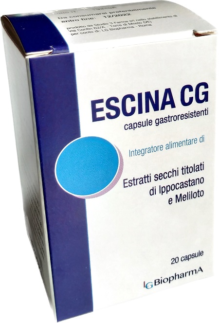 ESCINA CG 20 CAPSULE - Farmacia De Pasquale