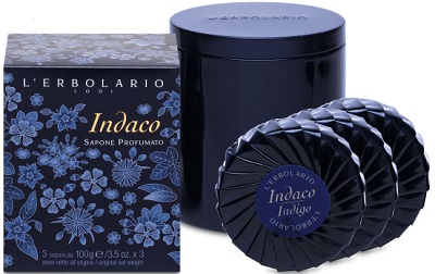 INDACO SAPONE PROFUMO EDIZIONE LIMITATA SCATOLA LATTA 3 PEZZI 100 G - Farmacia De Pasquale