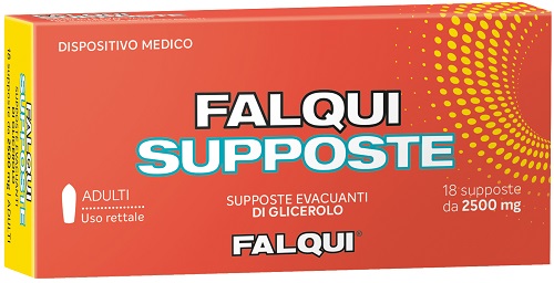 SUPPOSTE FALQUI 18 SUPPOSTE CON GLICERINA 2500MG ADULTI - Farmacia De Pasquale
