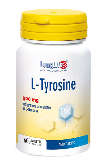 LONGLIFE L-TYROSINE 60 TAVOLETTE RIVESTITE DA 1,2 G - Farmacia De Pasquale