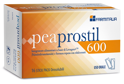 PEAPROSTIL 600 16 STICK PACK OROSOLUBILI - Farmacia De Pasquale