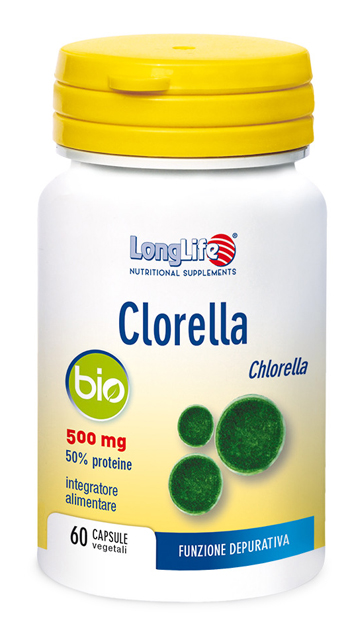 LONGLIFE CLORELLA BIO 60 CAPSULE VEGETALI - Farmacia De Pasquale