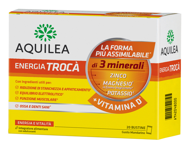 AQUILEA ENERGIA TROCA'+VIT D 20 BUSTINE - Farmacia De Pasquale