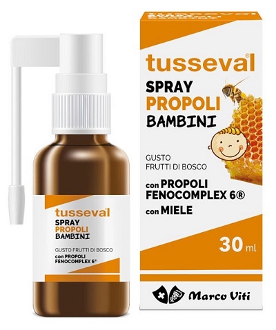 TUSSEVAL GOLA PROPOLI SPRAY PER BAMBINI 30 ML - Farmacia De Pasquale