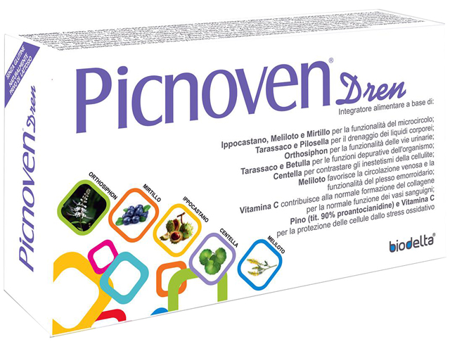 PICNOVEN DREN 50 COMPRESSE 31 G - Farmacia De Pasquale