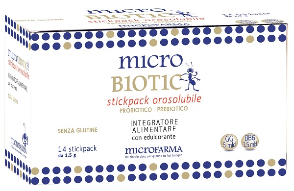 MICROBIOTIC STICK PACK 14 BUSTINE - Farmacia De Pasquale