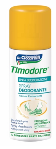 TIMODORE SPRAY DEODORANTE ALLO ZENZERO 150 ML - Farmacia De Pasquale