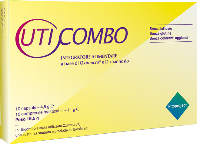 UTICOMBO 10 CAPSULE + 10 COMPRESSE MASTICABILI - Farmacia De Pasquale