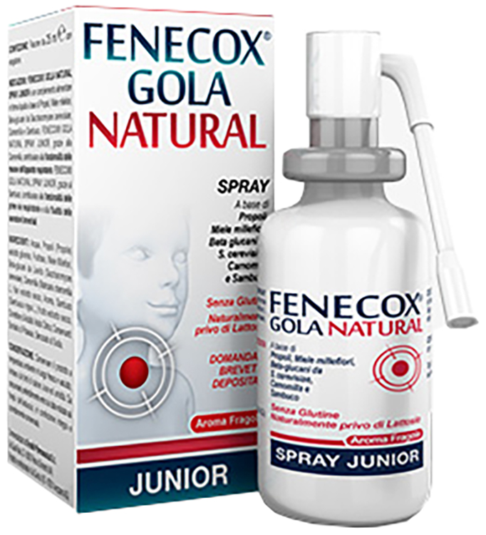 FENECOX GOLA NATURAL SPRAY JUNIOR 25 ML - Farmacia De Pasquale