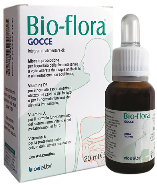 BIOFLORA GOCCE 20 ML - Farmacia De Pasquale