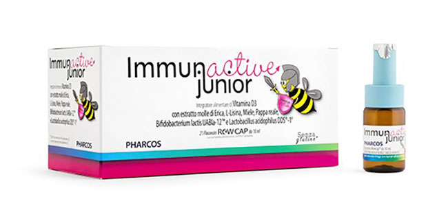 IMMUNACTIVE JUNIOR PHARCOS 21 FIALE 10 ML - Farmacia De Pasquale