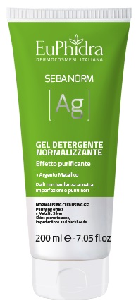 EUPHIDRA SEBANORM AG GEL DETERGENTE 200 ML - Farmacia De Pasquale